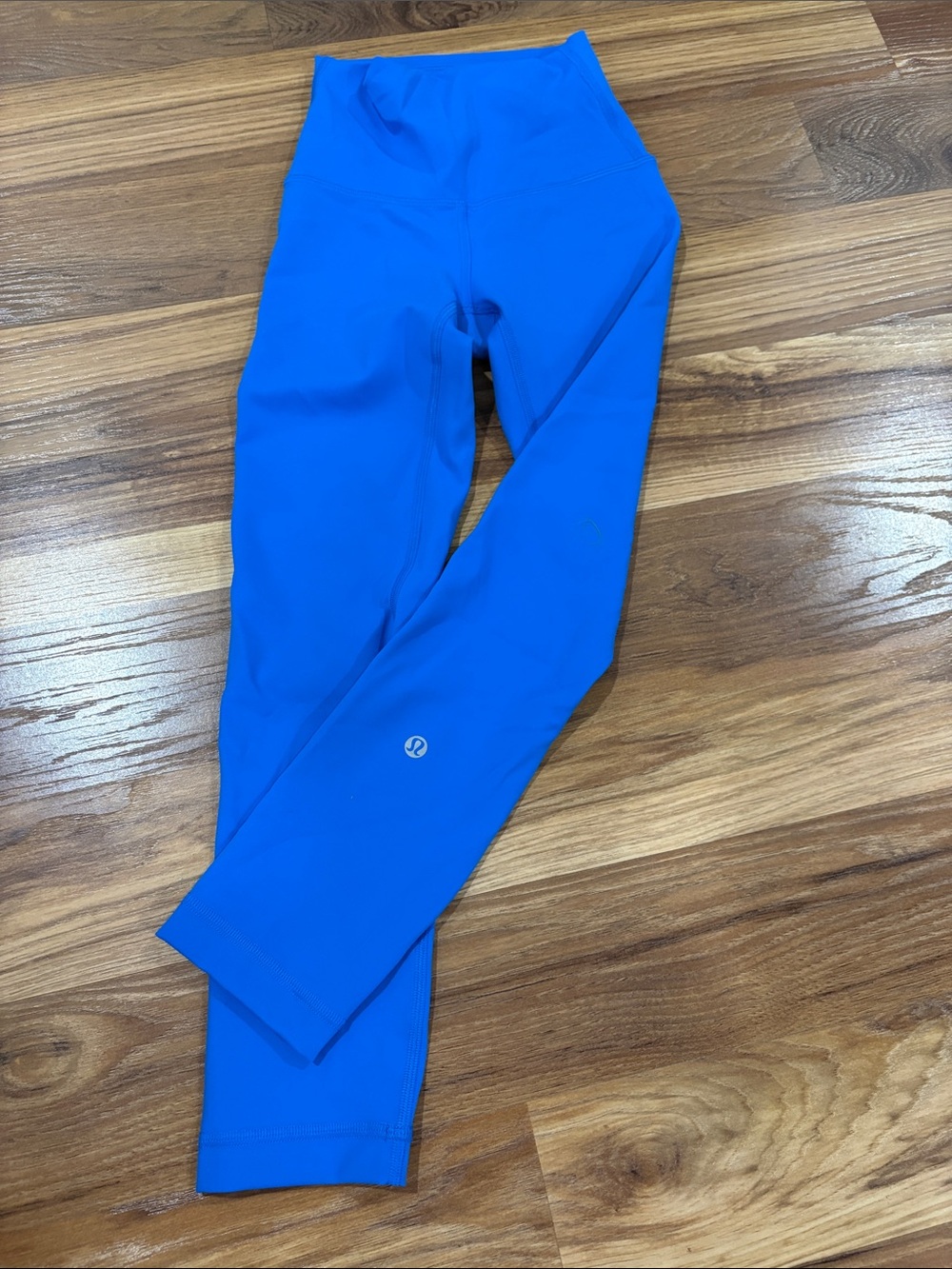 Lululemon Blue High-Rise Athletic Leggings W-0 girls-10/12